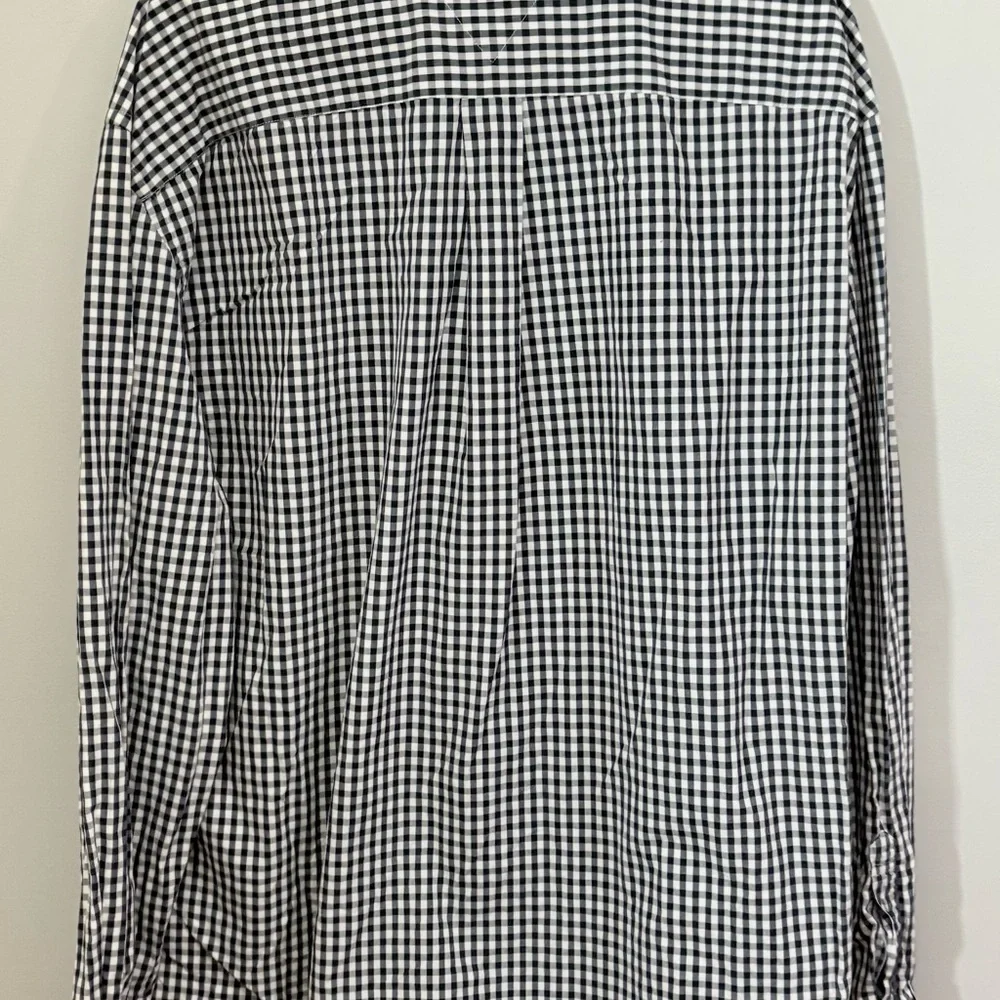 Tommy Hilfiger Men's Black and White Gingham Shirt - Picture 7 of 8